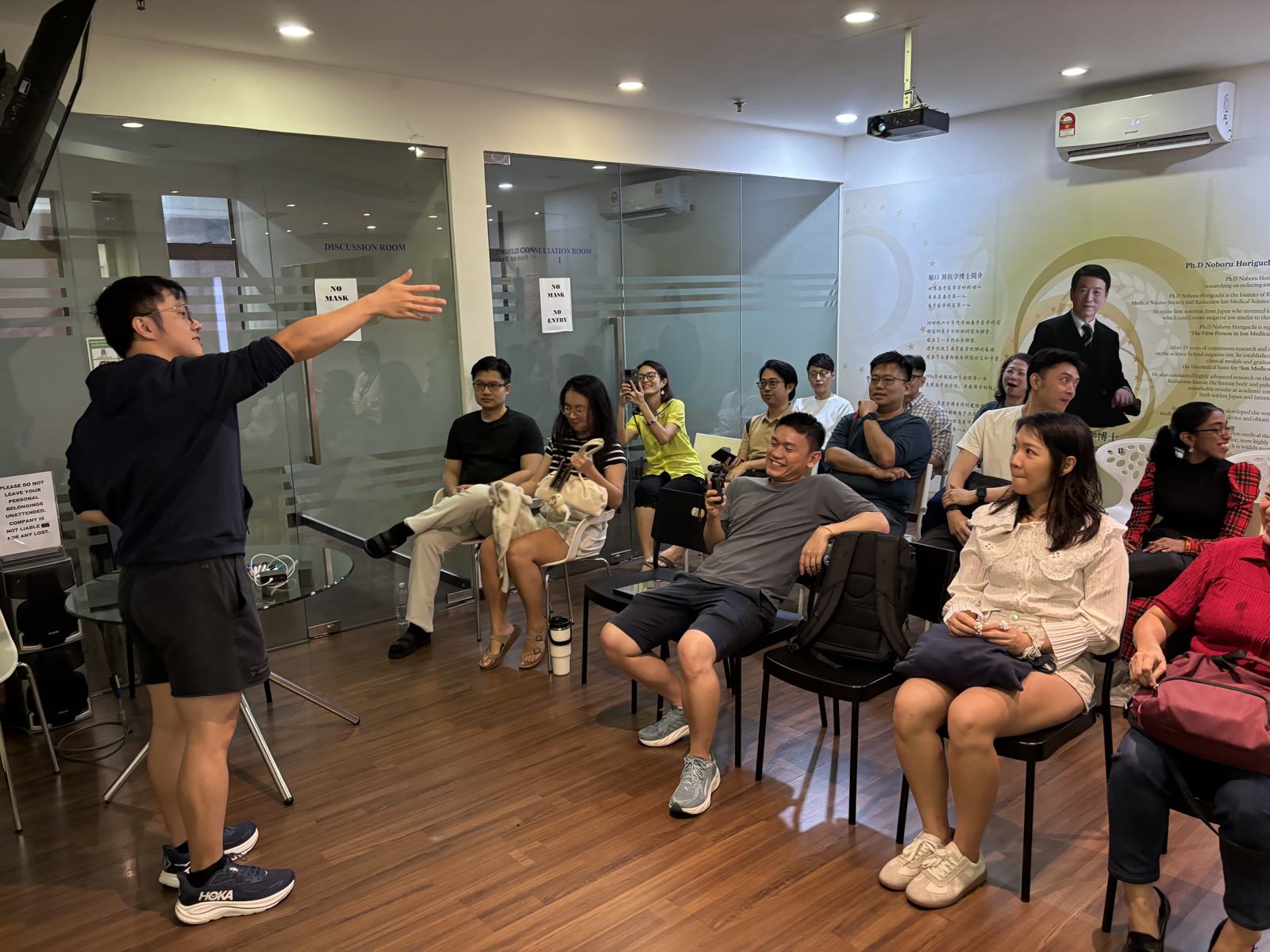 Marc Teo teaching during the workshop in Kuala Lumpur, September 2026.