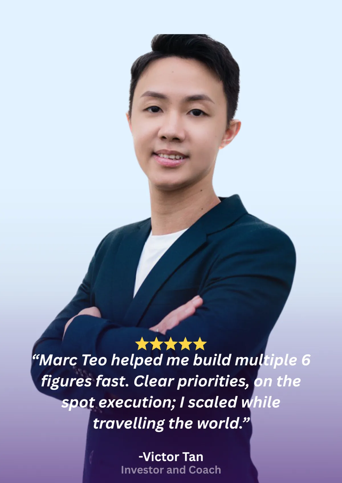 Client testimonial card
